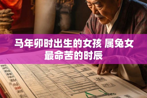 马年卯时出生的女孩 属兔女最命苦的时辰 马年卯时出生的女孩 属兔女最命苦的时辰