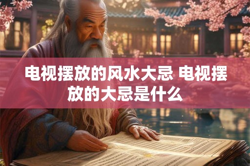 电视摆放的风水大忌 电视摆放的大忌是什么