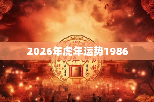 2026年虎年运势1986