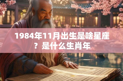 1984年11月出生是啥星座？是什么生肖年