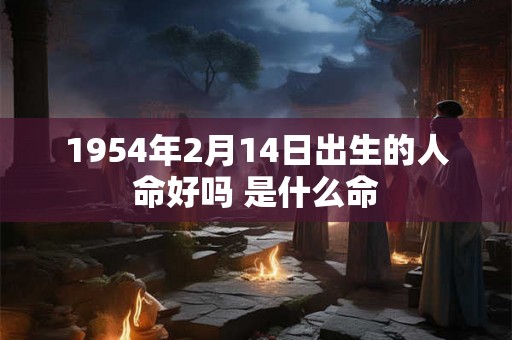 1954年2月14日出生的人命好吗 是什么命 1954年2月14日出生的人命好吗 是什么命