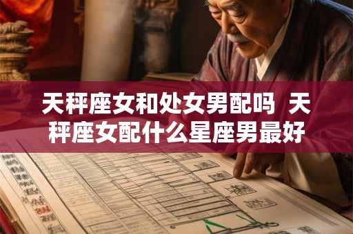 天秤座女和处女男配吗  天秤座女配什么星座男最好