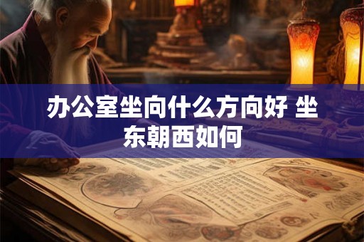 办公室坐向什么方向好 坐东朝西如何