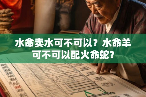 水命卖水可不可以？水命羊可不可以配火命蛇？