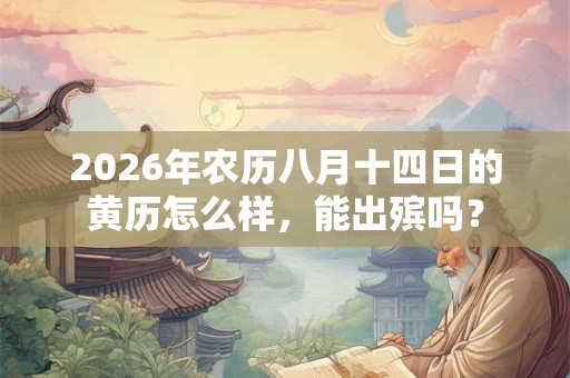 2026年农历八月十四日的黄历怎么样，能出殡吗？