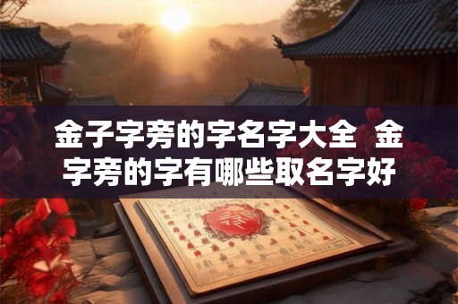 金子字旁的字名字大全  金字旁的字有哪些取名字好