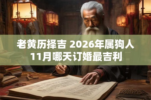 老黄历择吉 2026年属狗人11月哪天订婚最吉利 老黄历择吉 2026年属狗人11月哪天订婚最吉利