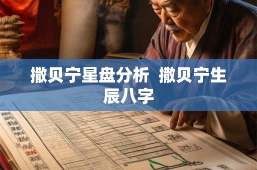 撒贝宁星盘分析  撒贝宁生辰八字