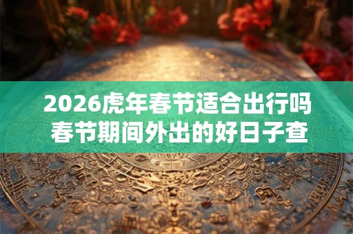 2026虎年春节适合出行吗 春节期间外出的好日子查询！