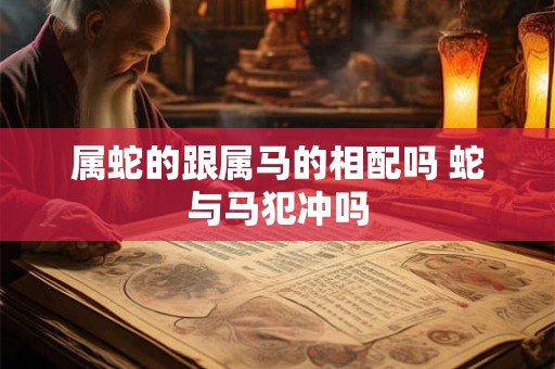 属蛇的跟属马的相配吗 蛇与马犯冲吗 属蛇的跟属马的相配吗 蛇与马犯冲吗