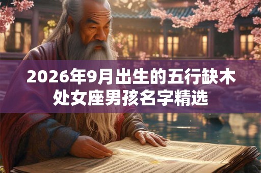 2026年9月出生的五行缺木处女座男孩名字精选