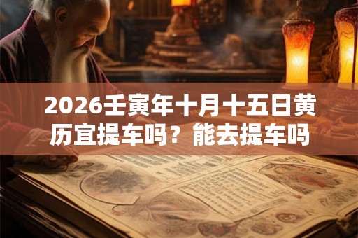 2026壬寅年十月十五日黄历宜提车吗？能去提车吗