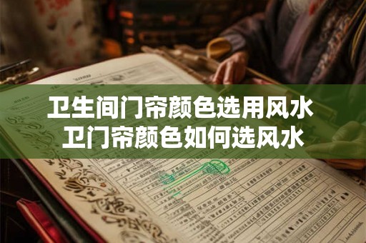 卫生间门帘颜色选用风水 卫门帘颜色如何选风水