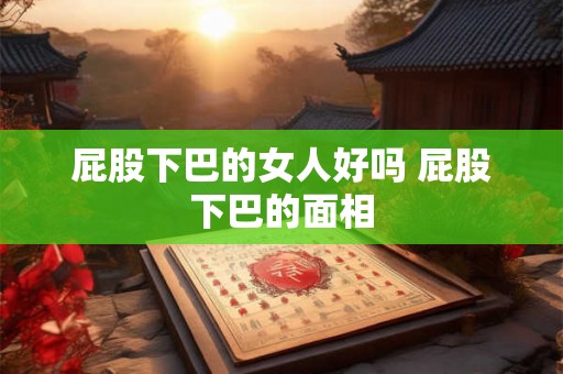 屁股下巴的女人好吗 屁股下巴的面相