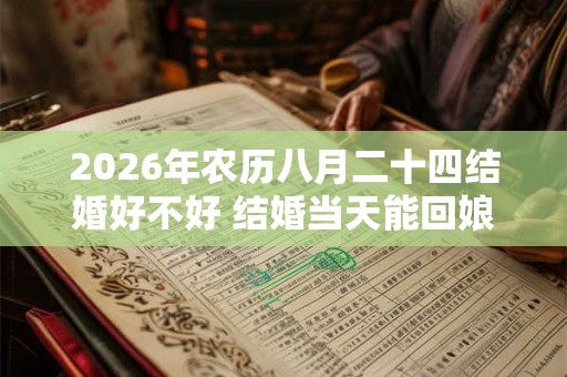 2026年农历八月二十四结婚好不好 结婚当天能回娘家吗 2026年农历八月二十四结婚好不好 结婚当天能回娘家吗