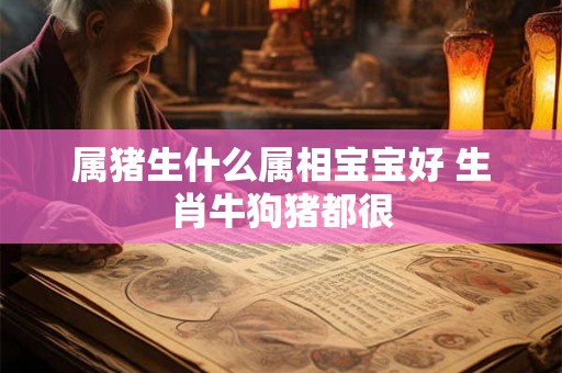 属猪生什么属相宝宝好 生肖牛狗猪都很