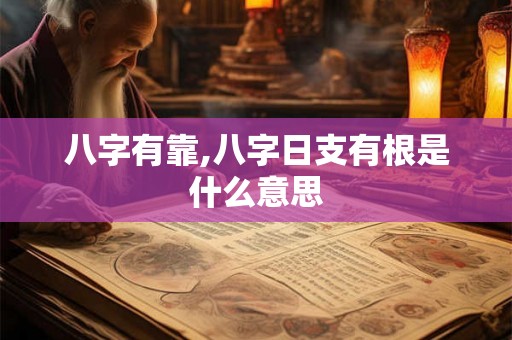 八字有靠,八字日支有根是什么意思