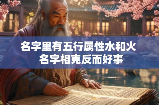 名字里有五行属性水和火 名字相克反而好事 名字里有五行属性水和火 名字相克反而好事