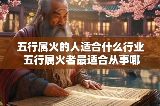 五行属火的人适合什么行业 五行属火者最适合从事哪些行业 五行属火的人适合什么行业 五行属火者最适合从事哪些行业