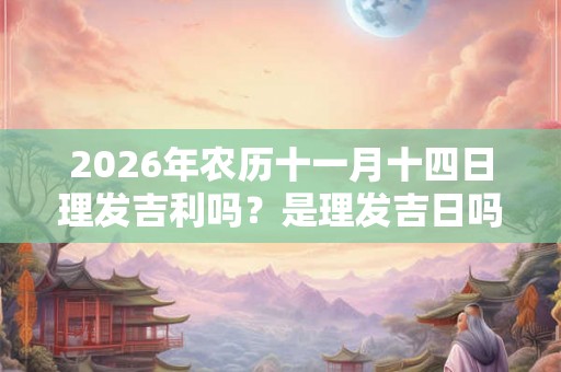 2026年农历十一月十四日理发吉利吗？是理发吉日吗？