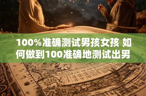 100%准确测试男孩女孩 如何做到100准确地测试出男孩和女孩