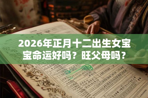 2026年正月十二出生女宝宝命运好吗？旺父母吗？