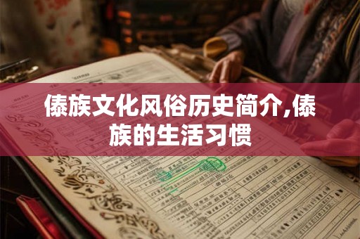 傣族文化风俗历史简介,傣族的生活习惯 傣族文化风俗历史简介,傣族的生活习惯