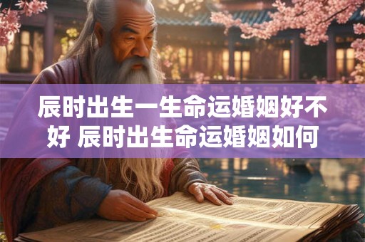 辰时出生一生命运婚姻好不好 辰时出生命运婚姻如何