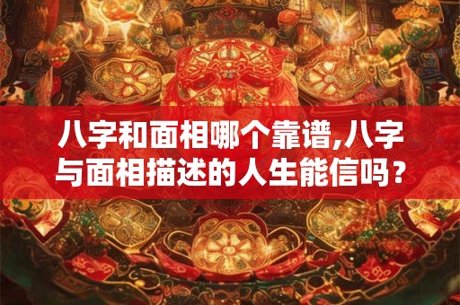 八字和面相哪个靠谱,八字与面相描述的人生能信吗? 八字和面相哪个靠谱,八字与面相描述的人生能信吗?