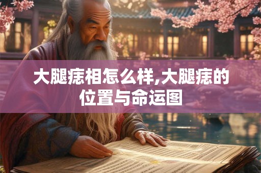 大腿痣相怎么样,大腿痣的位置与命运图