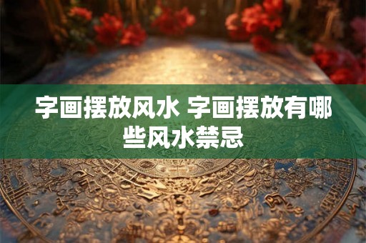 字画摆放风水 字画摆放有哪些风水禁忌