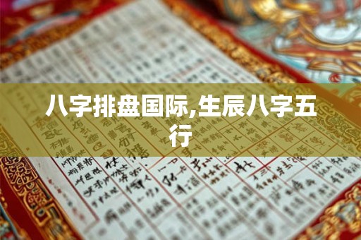 八字排盘国际,生辰八字五行