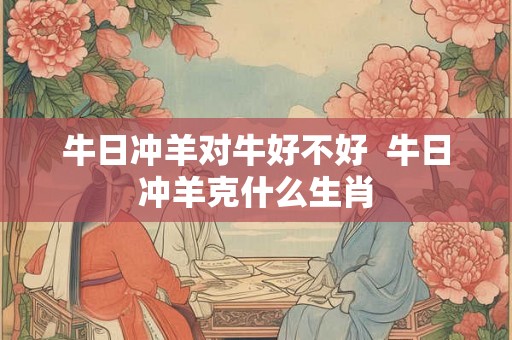 牛日冲羊对牛好不好  牛日冲羊克什么生肖