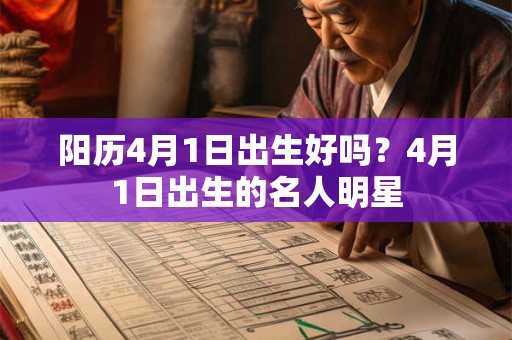阳历4月1日出生好吗？4月1日出生的名人明星