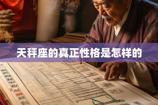 天秤座的真正性格是怎样的