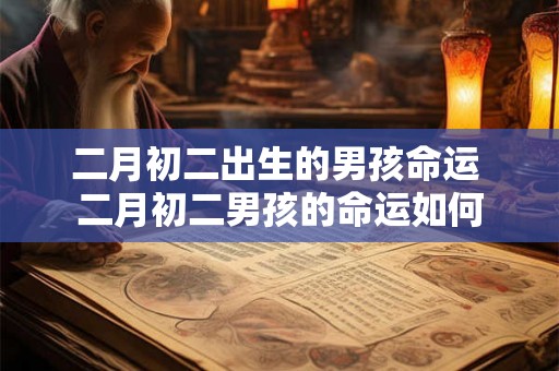 二月初二出生的男孩命运 二月初二男孩的命运如何