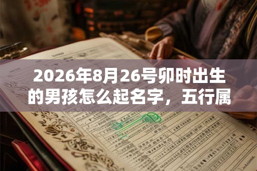 2026年8月26号卯时出生的男孩怎么起名字,五行属什么 2026年8月26号卯时出生的男孩怎么起名字,五行属什么