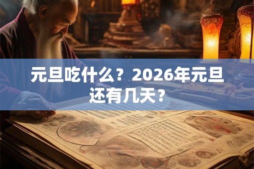 元旦吃什么？2026年元旦还有几天？