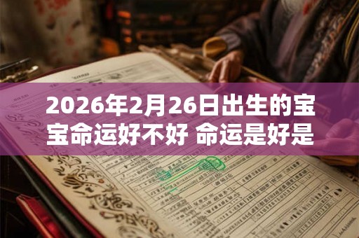2026年2月26日出生的宝宝命运好不好 命运是好是坏