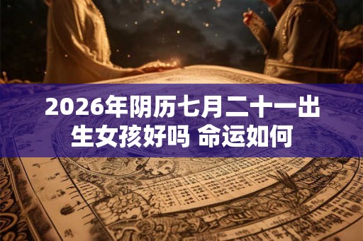 2026年阴历七月二十一出生女孩好吗 命运如何