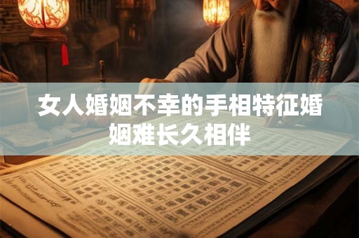 女人婚姻不幸的手相特征婚姻难长久相伴