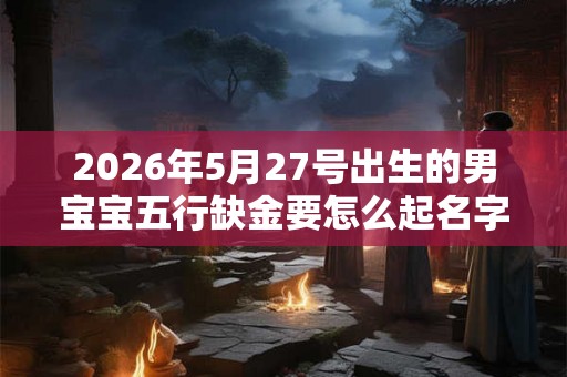 2026年5月27号出生的男宝宝五行缺金要怎么起名字