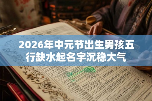 2026年中元节出生男孩五行缺水起名字沉稳大气 2026年中元节出生男孩五行缺水起名字沉稳大气