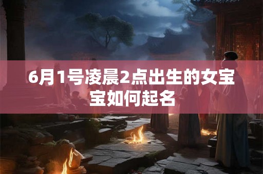 6月1号凌晨2点出生的女宝宝如何起名