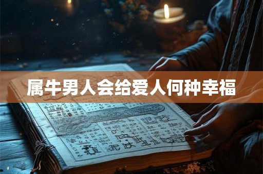 属牛男人会给爱人何种幸福