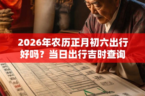 2026年农历正月初六出行好吗？当日出行吉时查询