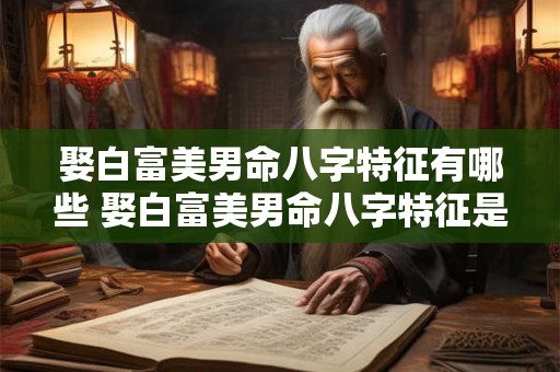 娶白富美男命八字特征有哪些 娶白富美男命八字特征是什么 娶白富美男命八字特征有哪些 娶白富美男命八字特征是什么