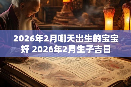 2026年2月哪天出生的宝宝好 2026年2月生子吉日 2026年2月哪天出生的宝宝好 2026年2月生子吉日