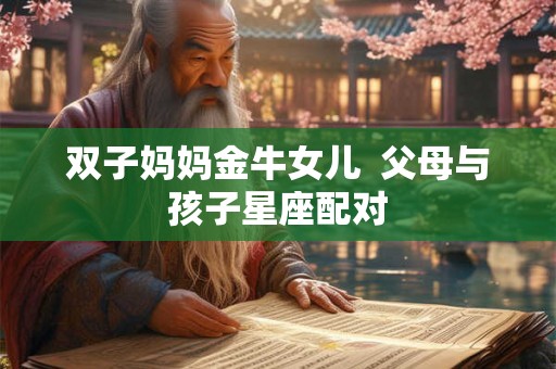 双子妈妈金牛女儿  父母与孩子星座配对