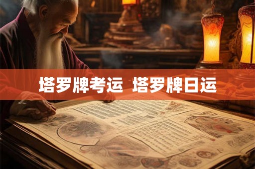 塔罗牌考运  塔罗牌日运